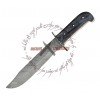 Rebel Wolf Alpha Magnum Jungle Classic Bowie Damascus Steel Knife